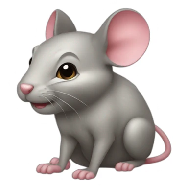 La petite souris sticker