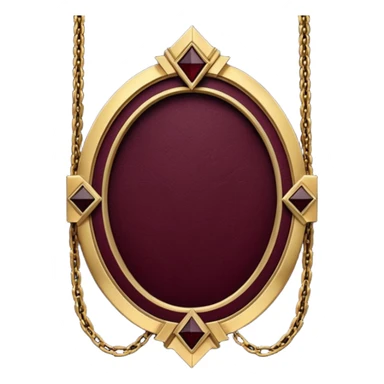 Menu style.  Elegant BDSM-inspired aesthetic. Black matte leather texture mixed with deep burgundy velvet, Thin gold art-deco frames and lines. Discreet elements like chains, keys, and geometric metal details. Low warm lighting, moody, intimate, high-end luxury vibe. No people, no nudity, no text.  sticker