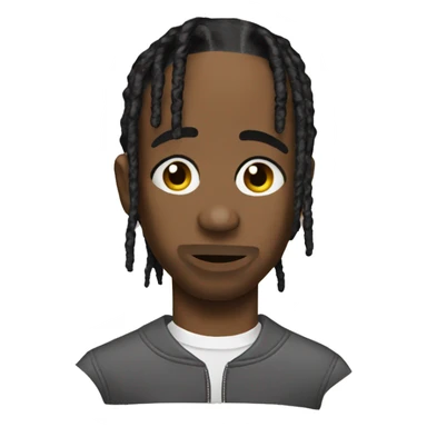 Create Travis Scott the rapper sticker
