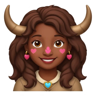 Tauros girl in love sticker