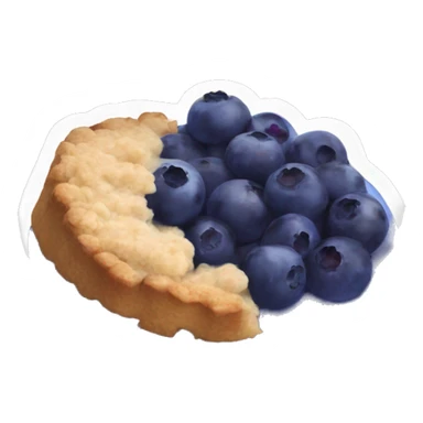 Blueberry Crumble sticker