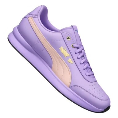 softfoam+pastel purple puma shoes sticker