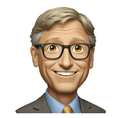 bill gates sticker