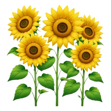 7 million sunflowers sticker