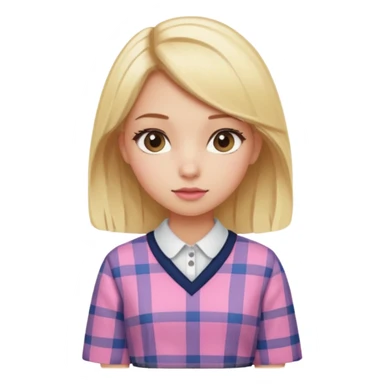 Cute preppy and pink sticker