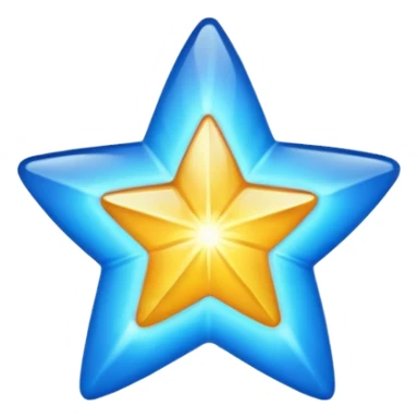 blue version of a ⭐ sticker