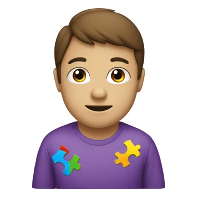 Autism awareness logo sticker