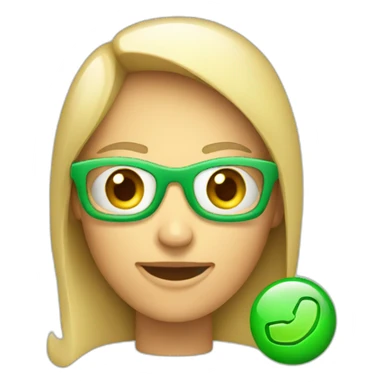 iphone-with-green-checkmark-on-screen-facetime-incoming-call sticker