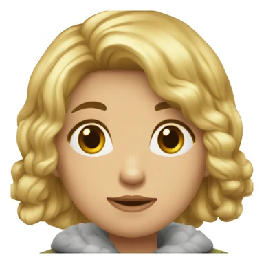 рыжеволосая кудрява девушка sticker