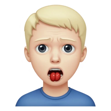 Choking myself sticker