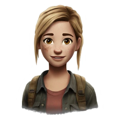 elle the last of us HAPPY sticker