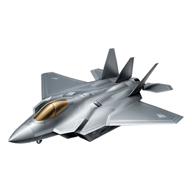 F-22 Raptor fighter jet sticker