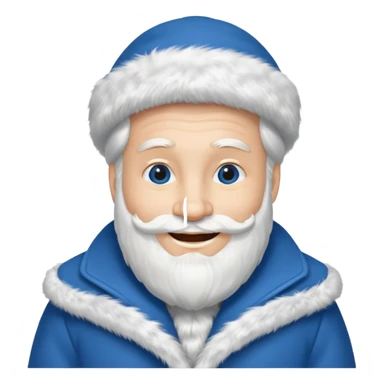Ded Moroz blau sticker