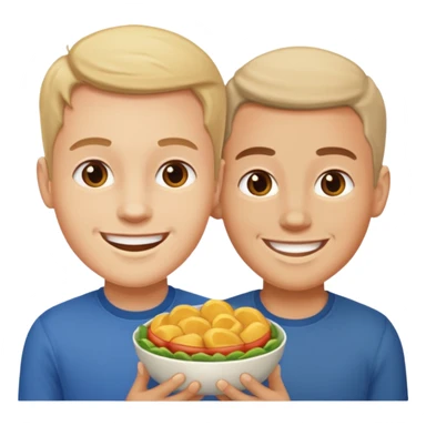 i want two person nicke eatche athore sticker