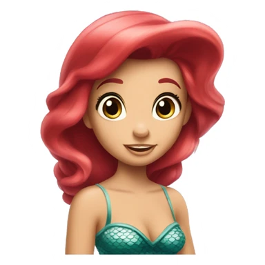 Ariel the littler mermaid Disney  sticker
