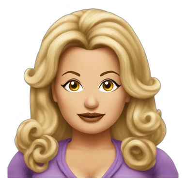 Jennifer Coolidge wigless sticker