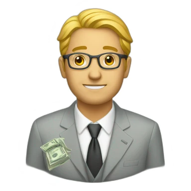 money-investor sticker