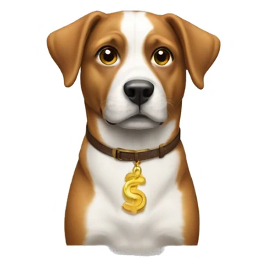 Investment dog sticker