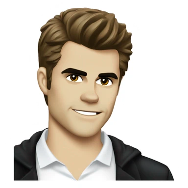 Paul Wesley as Stefan Salvatore Vampire Diaries  sticker