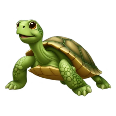 L’autre sur tortue sticker