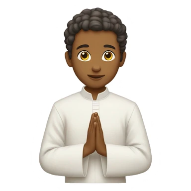 The Young Priest in prayer sticker