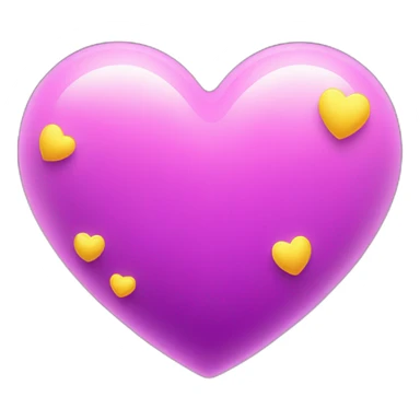 pink-and-purple-heart-with-yellow-sparkles sticker