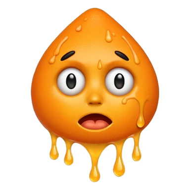 A face melting sticker