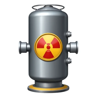 create a very realistic nuclear reactor sticker