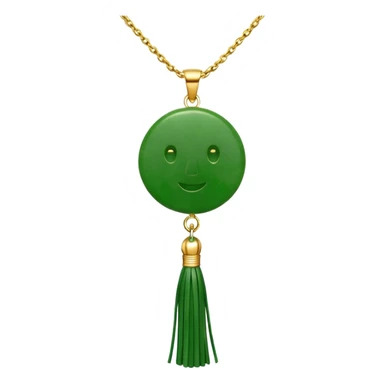 jade ade tassel pendant sticker