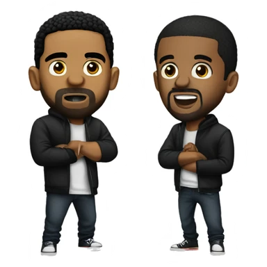 Drake fighting kendrick lamar sticker