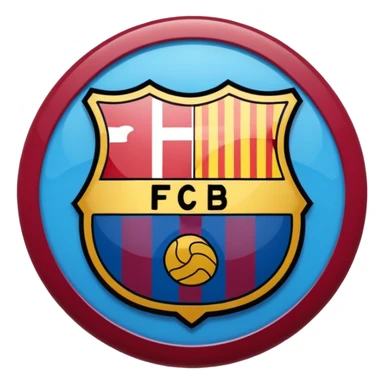 Logotipo de fc barcelona sticker