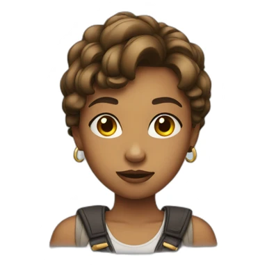 a girl with attitude sticker