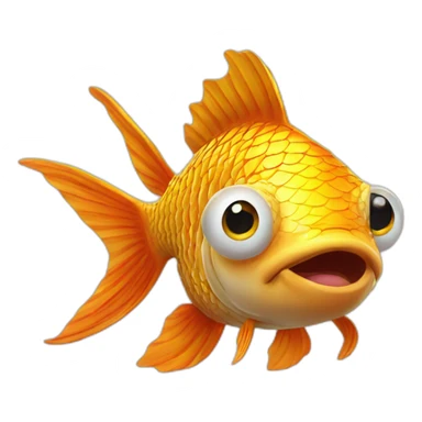 I love golden fish! 🖼️ sticker