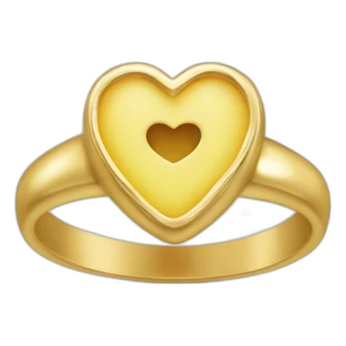 Bague en Cœur sticker