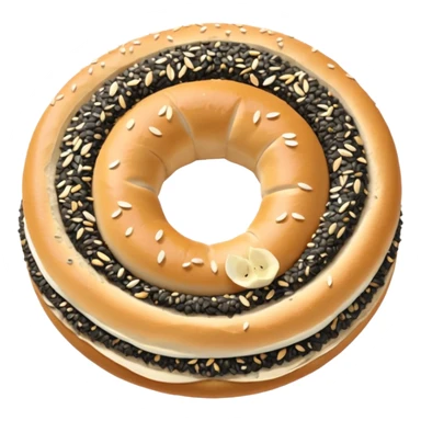 Everything bagel sticker