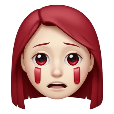 An fsu emoji with an fsu fan crying/depressed sticker