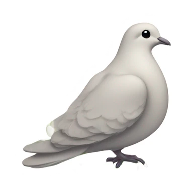 A dove with a green blooming peace wreath sticker