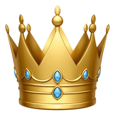 peace shaped crown sticker