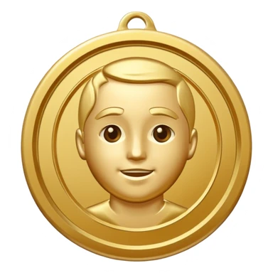Create a gold medal which says "Brocation 2026" sticker