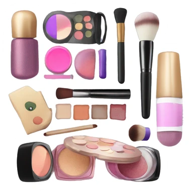 aesthetic makeup products sticker