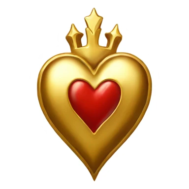 gold sacred heart magical wizarding sticker