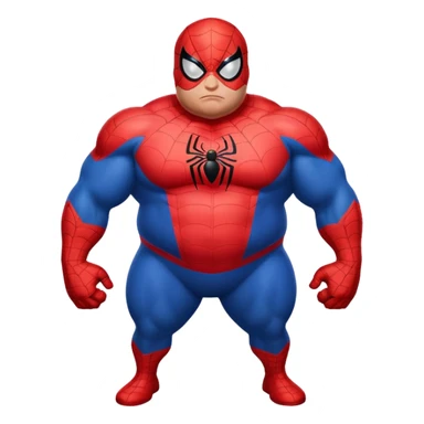 Fat Spider-Man  sticker