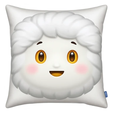 pillow wihout face sticker