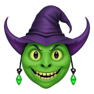 create Oogie boogie From nightmare before Christmas,maleficent and elphaba emoji from wicked. As Emojis that don’t already exists. sticker