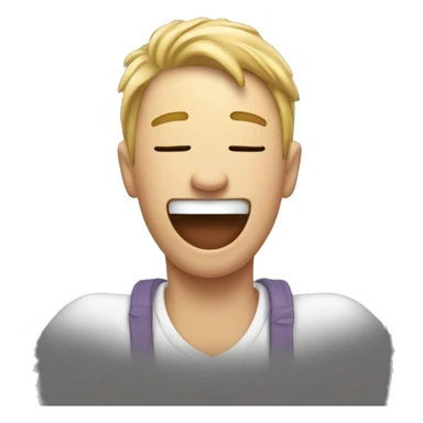 Someone tickling someone else’s neck  sticker