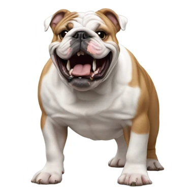 English bulldog hitting the griddy sticker