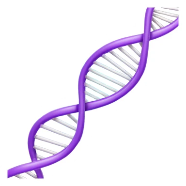 I want a DNA helix in the foreground. Background to be a rippled purple sheet. sticker