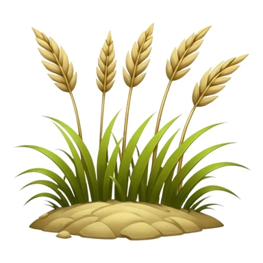 Khaki Grass sticker