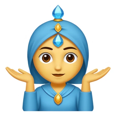 Mavi  ok yuvarlanır sticker