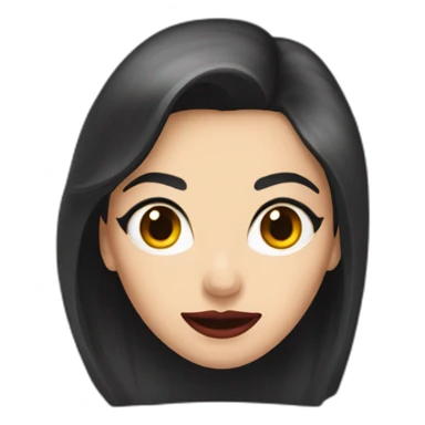 femme brune déguisée en dracula sticker